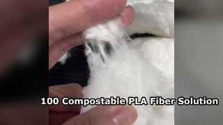 Fibra discontinua súper absorbente de 1.33D×38MM, materia prima de alta retención de líquido para mascarilla facial no tejida