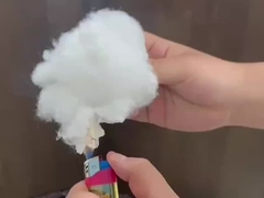 Fibra de grapa de poliéster resistente a la llama