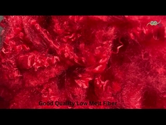 El peso ligero de un grado de hombre blanco crudo hecho de fibras de grapa de 51 mm baja fusión fibra de poliéster