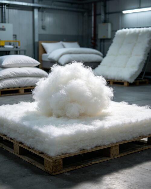 Últimas noticias de la empresa sobre Fibra de poliéster hueca vs. Fibra de poliéster de bajo punto de fusión: Beneficios de la mezcla, aplicaciones y guía de producción