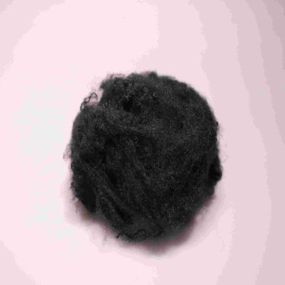 comprar Fibra resistente a la llama negra de 64 mm Fibra grapada viscosa respetuosa con el medio ambiente fabricación en línea
