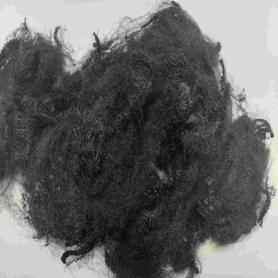 comprar Fibra de poliéster resistente a la llama de 51 mm Negro Fibra corta fabricación en línea