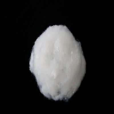 comprar Fibra retardante del fuego 15D reciclada Fibra blanca de polipropileno reciclada para juguete de peluche fabricación en línea