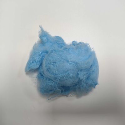 comprar Fibra sintética de poliéster azul no tóxico retardante de llama 76 mm Fibra grapada de PP fabricación en línea