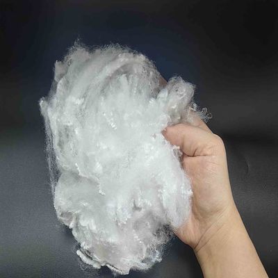 comprar Fibras básicas de poliéster blancas no tóxicas de 51 mm sólida de baja fusión Fibra corta fabricación en línea