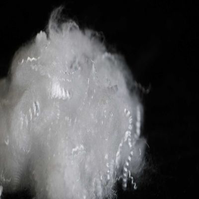 comprar Fibras discontinuas de poliéster virgen Blanco fabricación en línea