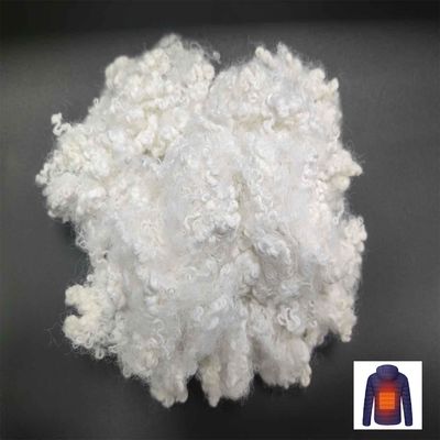comprar Poliéster de infrarrojo lejano hecho por el hombre de fibra 3D blanco PSF con crimp personalizado fabricación en línea