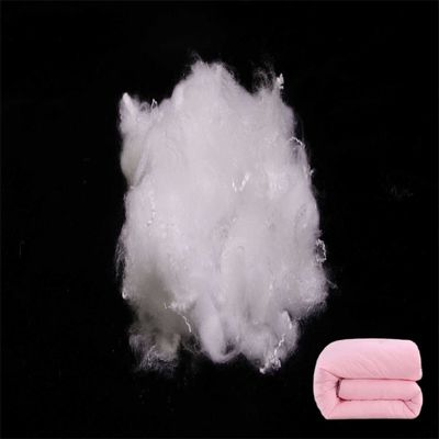 comprar Fibra de corte corto de poliéster virgen suave personalizable de 32 mm para manta de colcha fabricación en línea