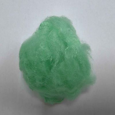 comprar 2.5D Fibra de poliéster reciclado verde personalizada de corte corto de poliéster fabricación en línea