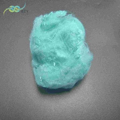 comprar Fibra de grapa de poliéster teñido de color azul claro 2.5D poliéster de poliéster regenerado fabricación en línea