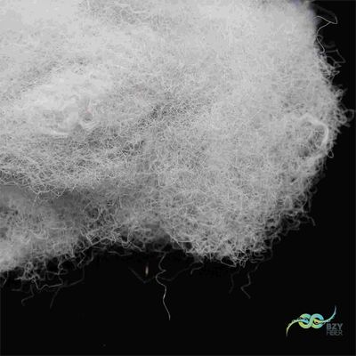 comprar Material de relleno de 70 mm de fibra grapada de poliéster reciclado hueco fabricación en línea