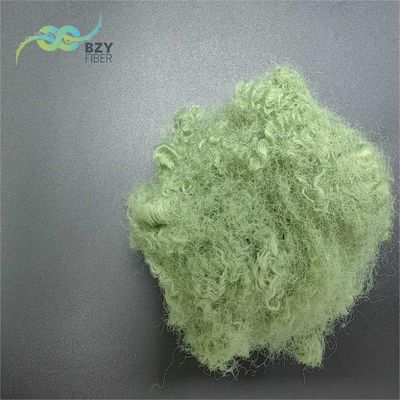 comprar Fibra de poliéster de color 15D siliconizada de poliéster verde para colchas fabricación en línea