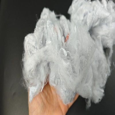 Fibra de grapa de poliéster sólido de 1.4D*38mm reciclado para hilado
