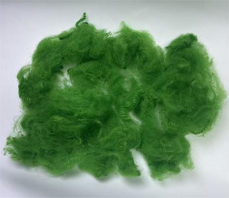 Un buen precio. Recycled Polyester Staple Fiber 4.5D 51mm Green with 0.4-0.5% Moisture Regain and Excellent UV Resistance en línea