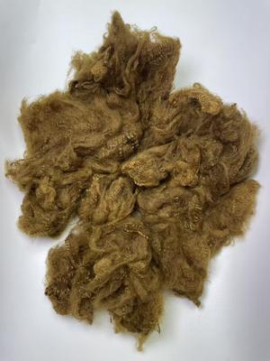Un buen precio. Recycled Polyester Staple Fiber 1.5D Yellow Brown with 0.2% Oil Content for High Durability en línea