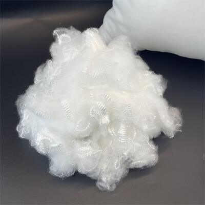Un buen precio. Virgin Polyester Staple Fiber 1.33D 38mm White Optical Bright Hollow Conjugated for Textile and Home Use en línea