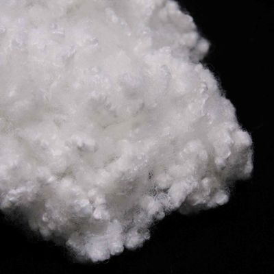 Un buen precio. Fibra de poliéster de grapa PET regenerada de 32 mm Fibra de poliéster conjugada siliconizada en línea
