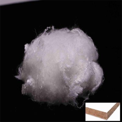 Un buen precio. Fibras de grapa artificial de PET blanco reciclado sin silicona para colchones en línea