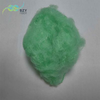 Un buen precio. Fibra natural de poliéster verde reciclado teñido con dopaje para la producción de hilado en línea