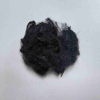 Un buen precio. Fibra natural de poliéster virgen resistente a la llama 51 mm Negro para colchón en línea