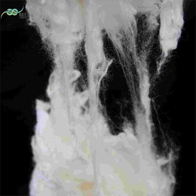 Fibra de poliéster resistente a la llama de 60 mm de gran longitud para tejidos blancos no tejidos