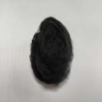Un buen precio. Fibra de poliéster reciclado cortada 2.5D 51mm Negro Baja humedad en línea