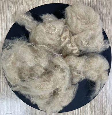 Un buen precio. Fibra de grapa de poliéster reciclado 5D 51mm Beige grado A en línea