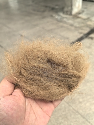 Un buen precio. Fibra de grapa de poliéster reciclado 6D 51mm Camel Alta resistencia a la lágrima en línea