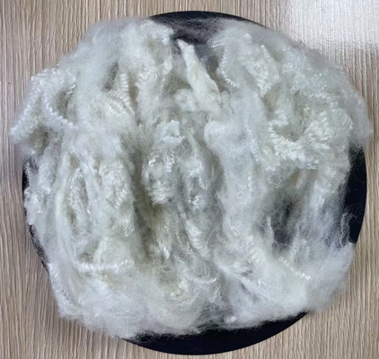 Un buen precio. 6D fibra de grapa de poliéster buena resistencia al impacto fibra textil sintética no siliconizada para sus necesidades en línea
