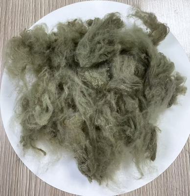 Un buen precio. Recycled Polyester Staple Fiber with 255-265°C Melting Point and Last Fastener 4 Or Above in Army Green en línea