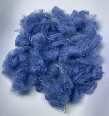 Un buen precio. 2.5D 51mm Azul Reciclado Polyester Fibra de grapa Ligero y Protegido contra los rayos UV en línea