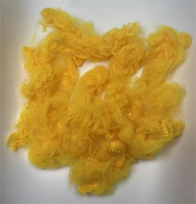 Un buen precio. Golden Yellow Highly Durable UV Protection Recycled Polyester Staple Fiber 2.5D 51mm for Versatile Applications en línea