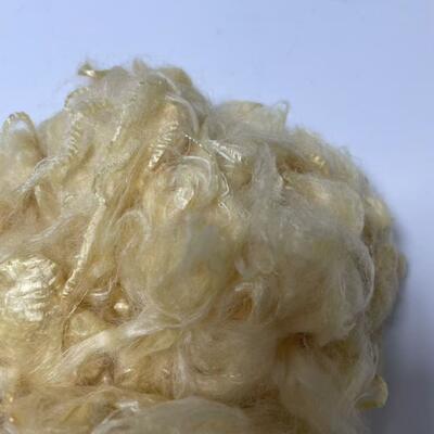 1.5DX51mm Fibra de proteína de soja biodegradable y amigable con la piel para aplicaciones textiles y del hogar