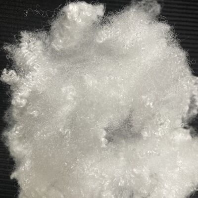 15Dx64mm Fibra Hueca Reciclada Ignífuga para Relleno de Textiles de Seguridad