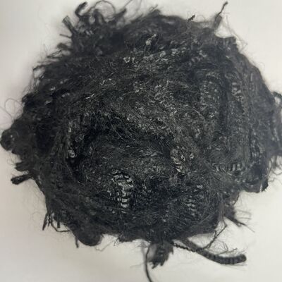 Fibra preoxidada de grado industrial 1.5D×51mm. Resistente al calor a largo plazo hasta 260°C Materia prima no inflamable.