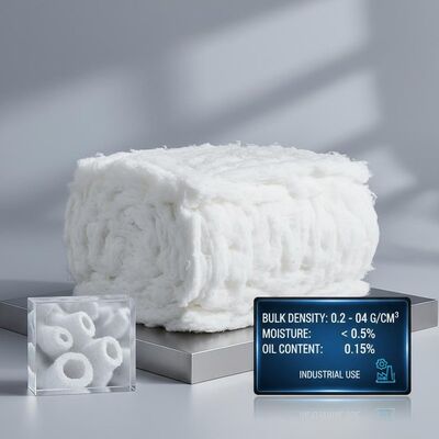 Un buen precio. Fibra de poliéster de grapa con densidad aparente de 0,02 a 0,04 g/cm³ con menos del 0,5% de contenido de humedad y 0,15% de contenido de aceite en línea